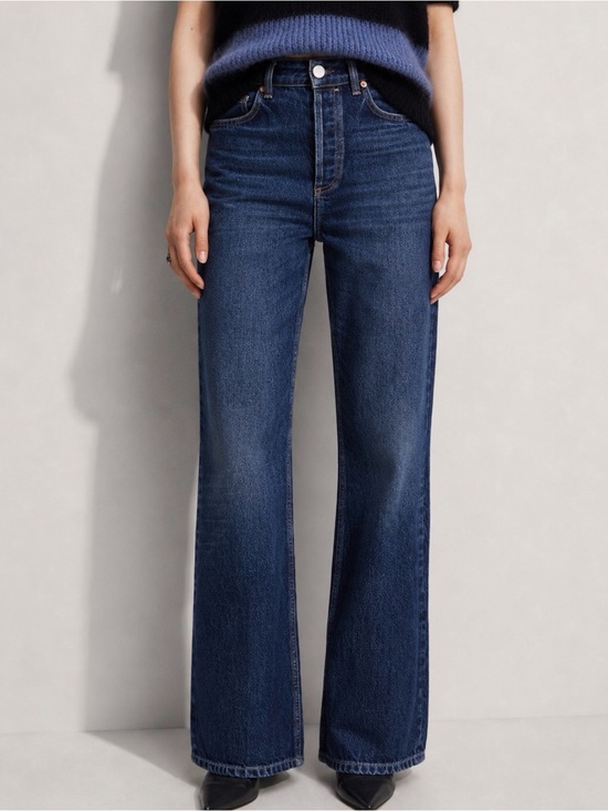All Saints Denim - ALL SAINTS Mathilde Relaxed Bootcut Dark Wash Jeans Size 26